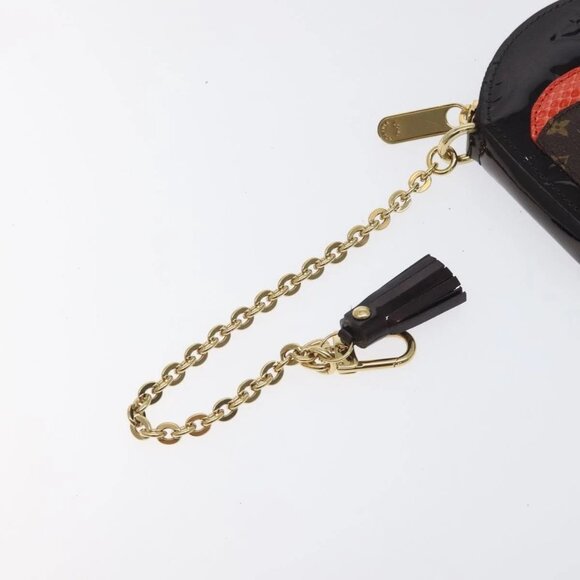 LOUIS VUITTON Vernis Porte Monnaie Ecruil Coin Purse Amarante - Picture 7 of 15